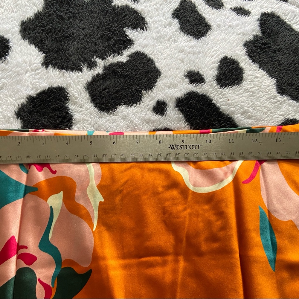 Reformation Elektra Eros Orange 100% silk set NWT - Picture 11 of 13